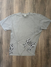 Custom Graphic Bow Tee - PREORDER