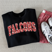 Field Falcons Floral Name Tee/Crewneck