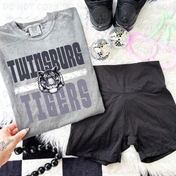 Twinsburg Tigers Bold Block Stack Tee/Crewneck