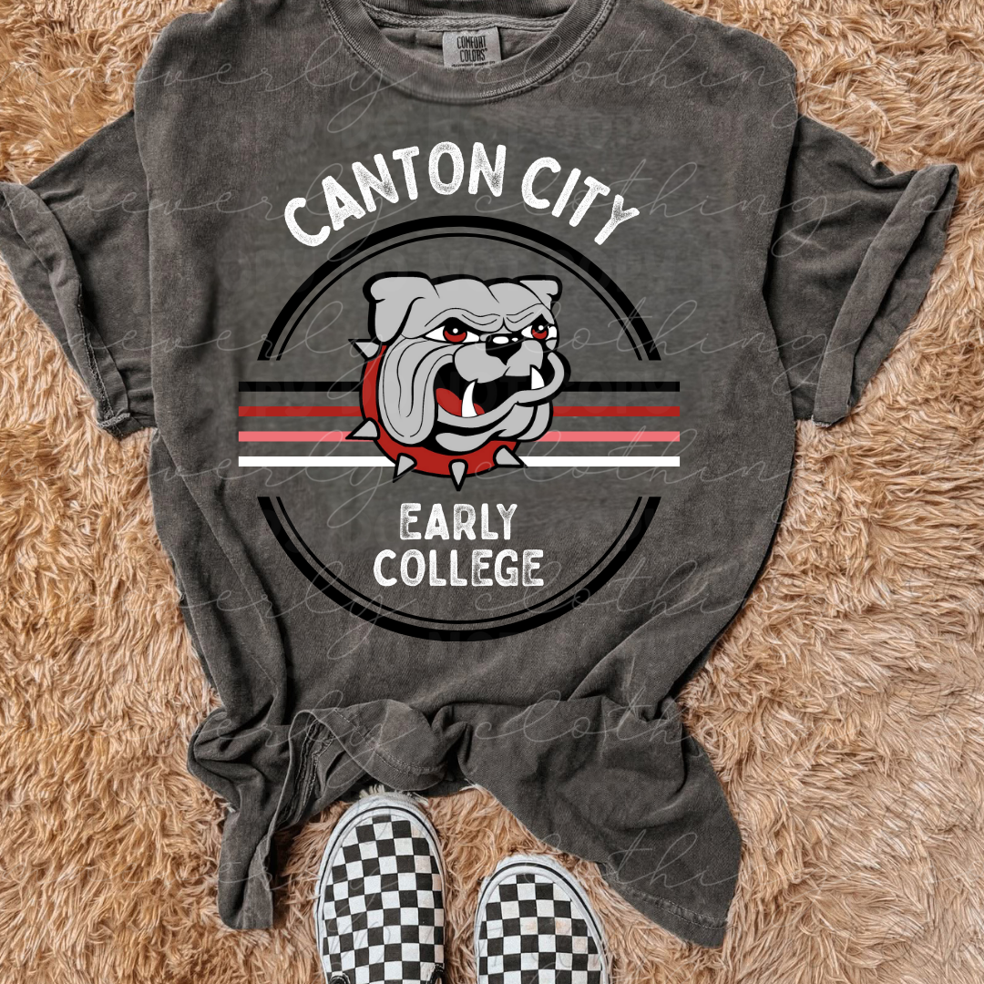 Canton City Bulldogs All-Star Circle Tee/Crewneck