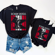 Kent Rough Riders Panel Mascot Tee/Crewneck