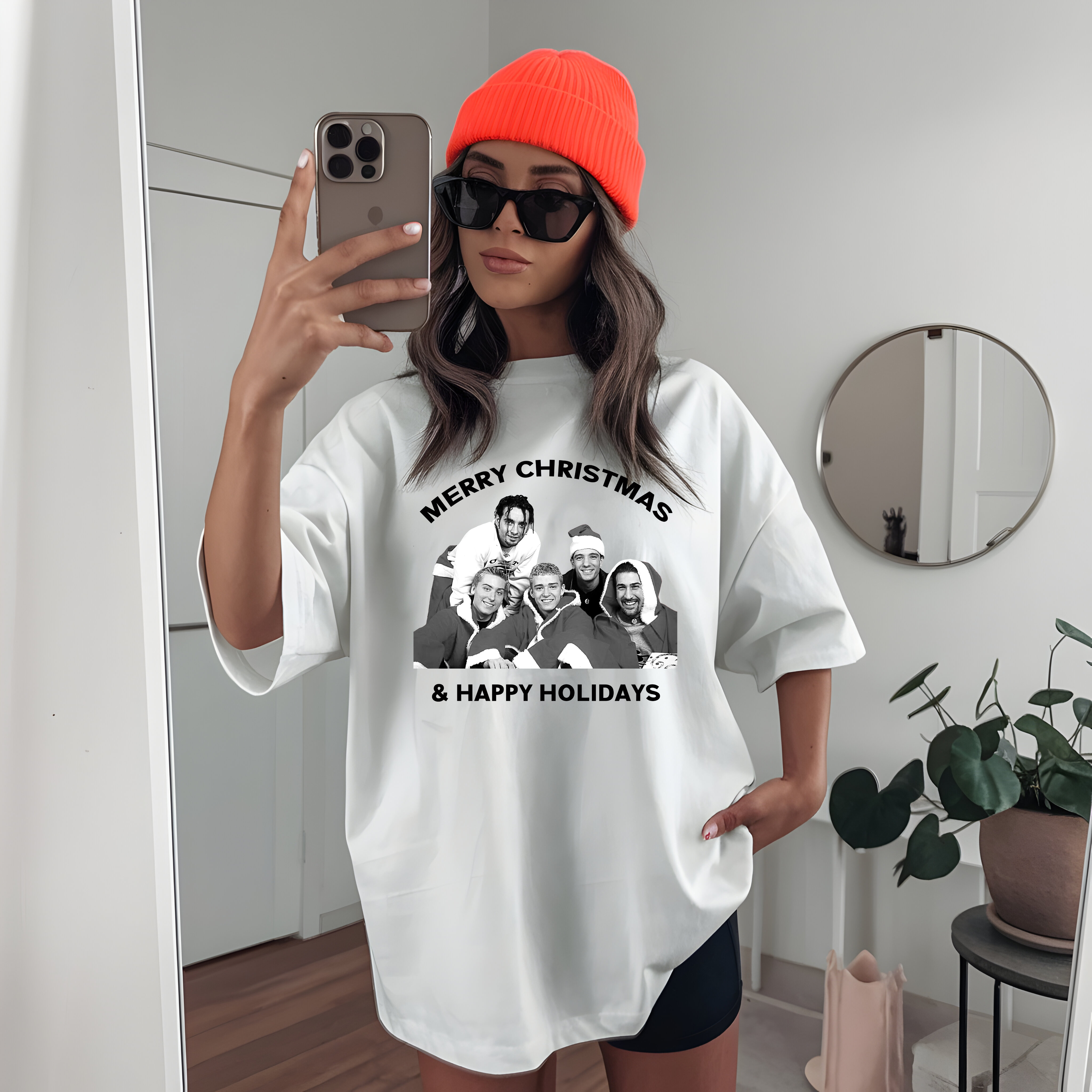 Happy Holidays Simple Style Tee/Crewneck