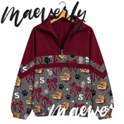The Collage Quarter Zip - Stow Bulldogs [ETA 5-6.5 weeks]