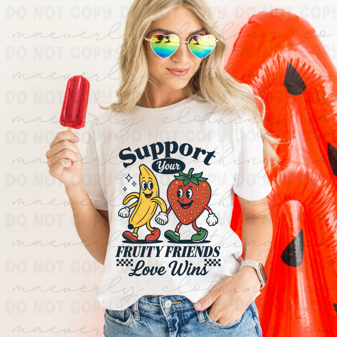 Support Your Fruity Friends Graphic