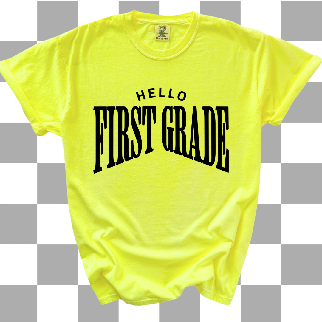 Hello Grade Tee/Crewneck