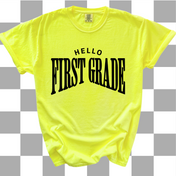 Hello Grade Tee/Crewneck
