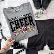 Custom Grunge Cheer Tee/Crewneck - ANY SCHOOL/TEAM