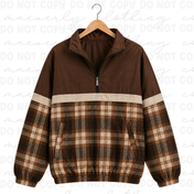 The Autumn Club Quarter Zip | Brown Plaid Preorder [ETA 4-5.5 weeks]