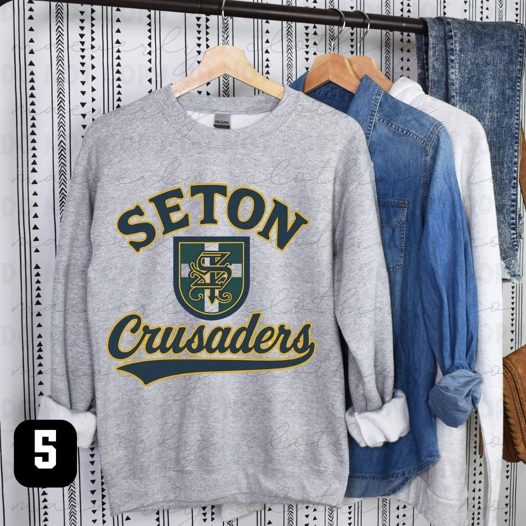 Retro Seton Crusaders Spiritwear - Preorder
