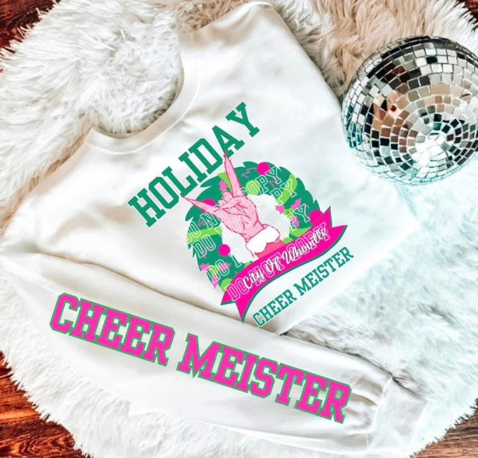 Holiday Cheer Meister Tee/Crewneck