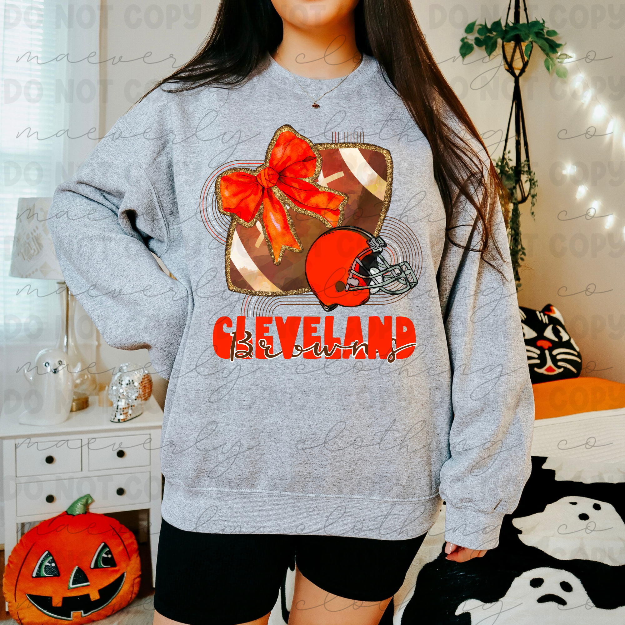 Browns Bow Tee/Crewneck