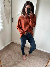 Every Day Round Neck Long Sleeve Top