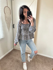 Daisy Dream Smocked Blouse - PREORDER