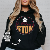 Your School/Mascot Dot Mascot Tee/Crewneck