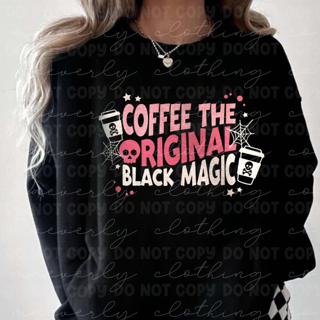 Coffee : The Original Black Magic Tee/Crewneck
