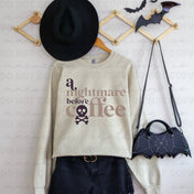 Nightmare Before Coffee Tee/Crewneck