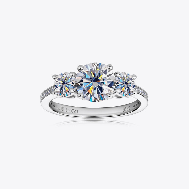 3 Carat Moissanite Ring