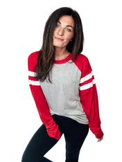 Unisex Varsity Long Sleeve Tees