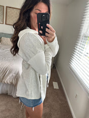 Effortless Days Hooded Cardigan - PREORDER