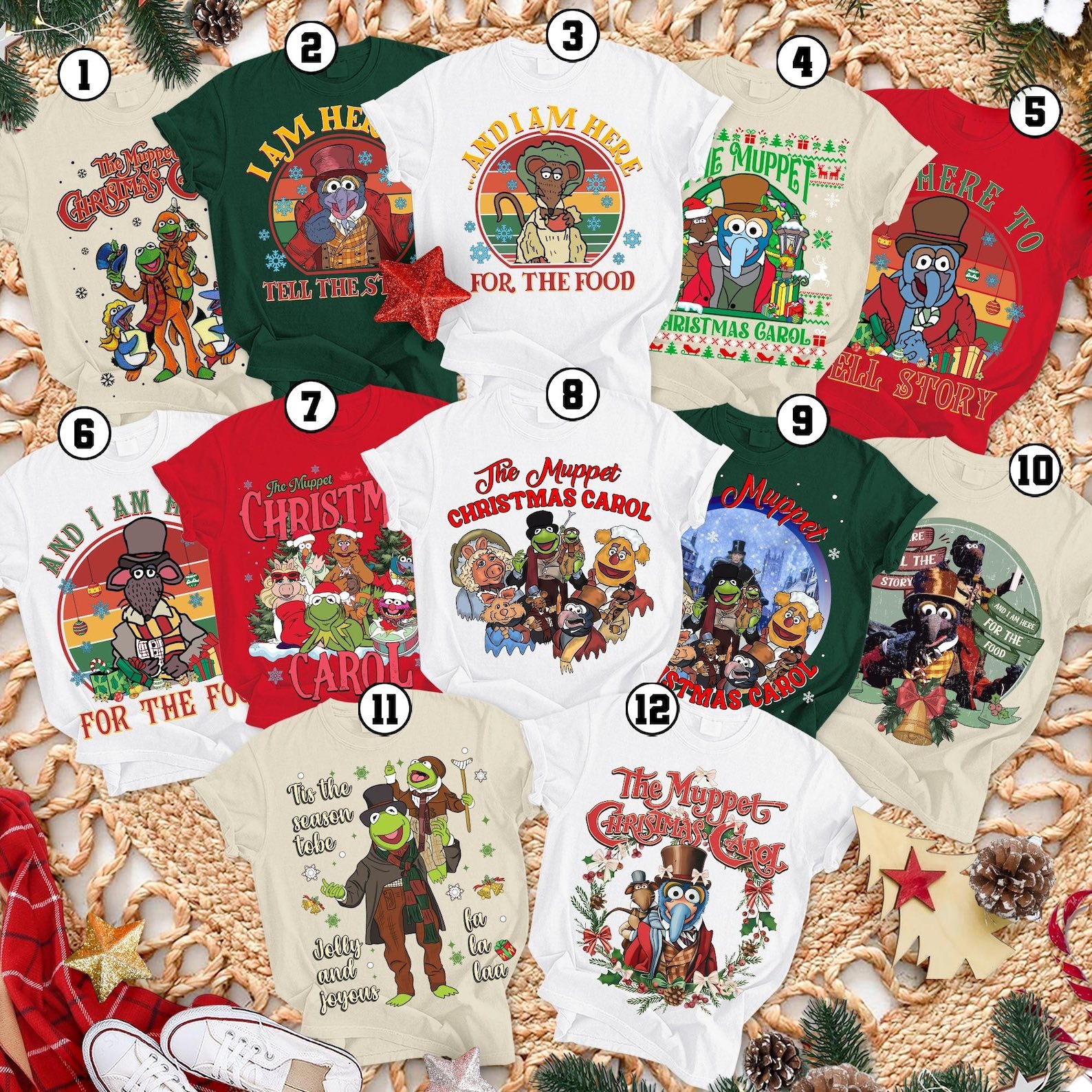 Muppets Christmas Collection Tee/Crewneck