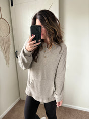 Everyday Ease Ribbed Henley PREORDER