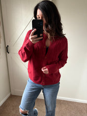 Falling For You Cable Cardigan PREORDER