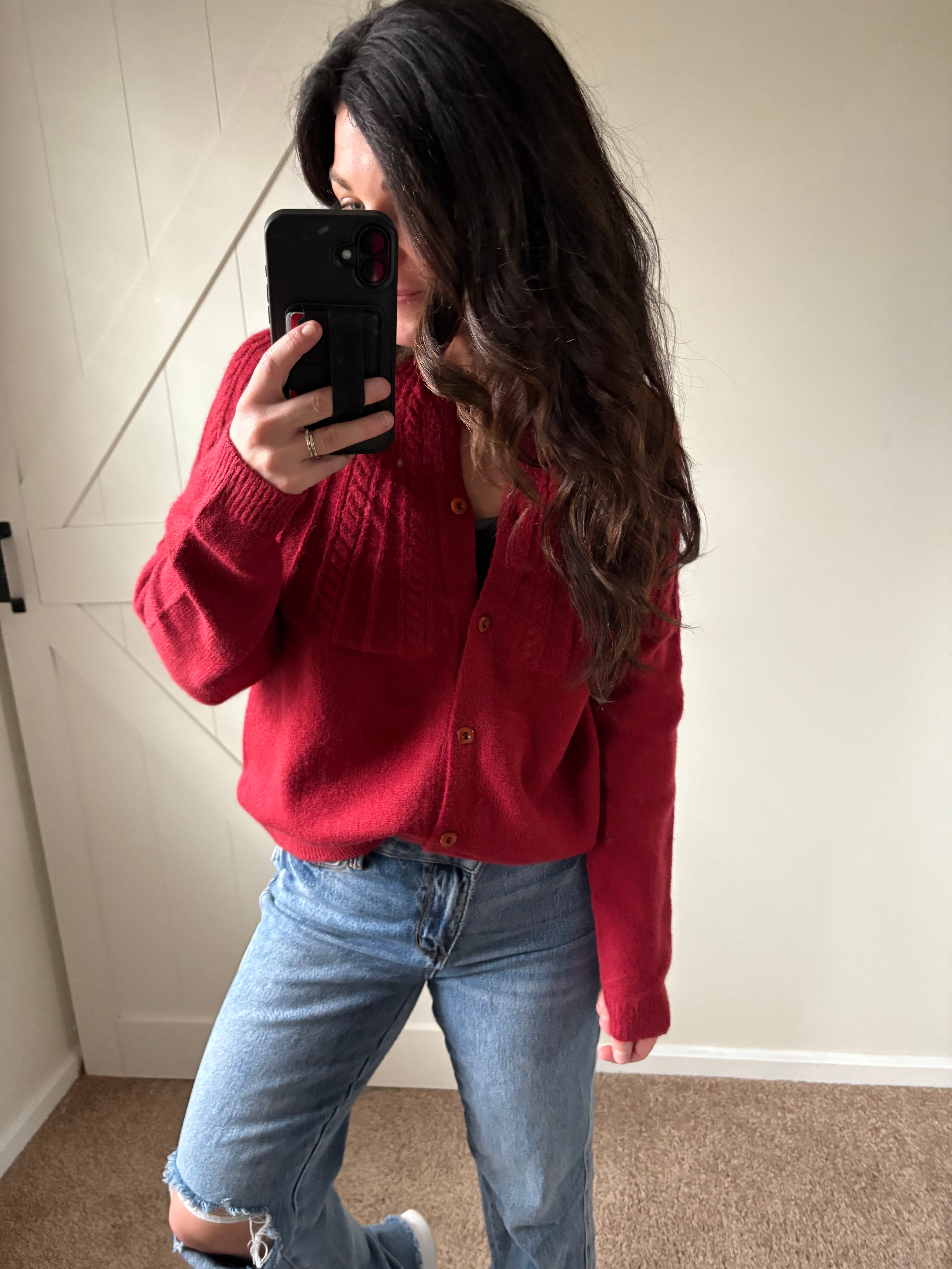 Falling For You Cable Cardigan PREORDER