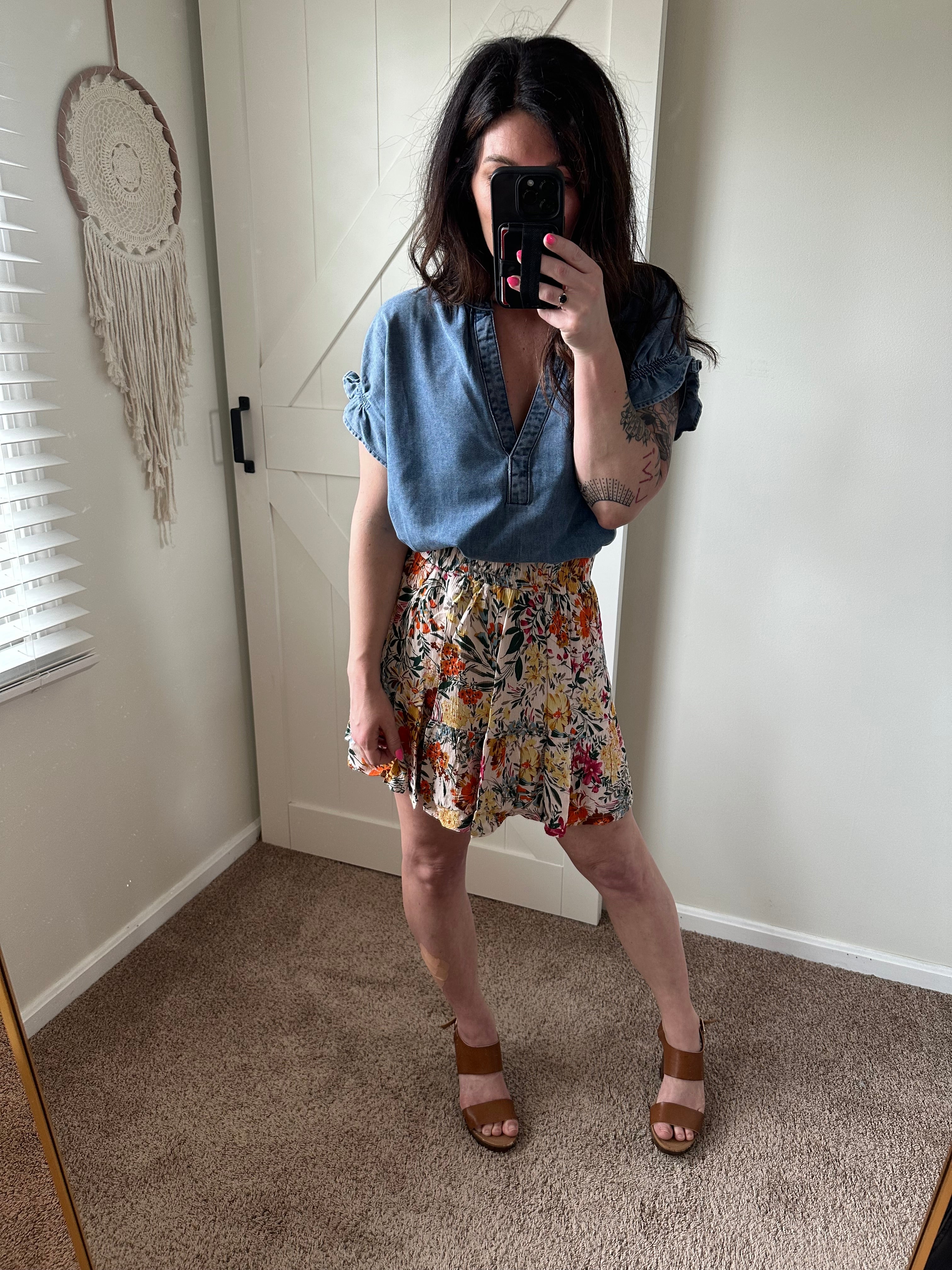Everyday Ease Denim Top Preorder