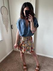 Everyday Ease Denim Top Preorder