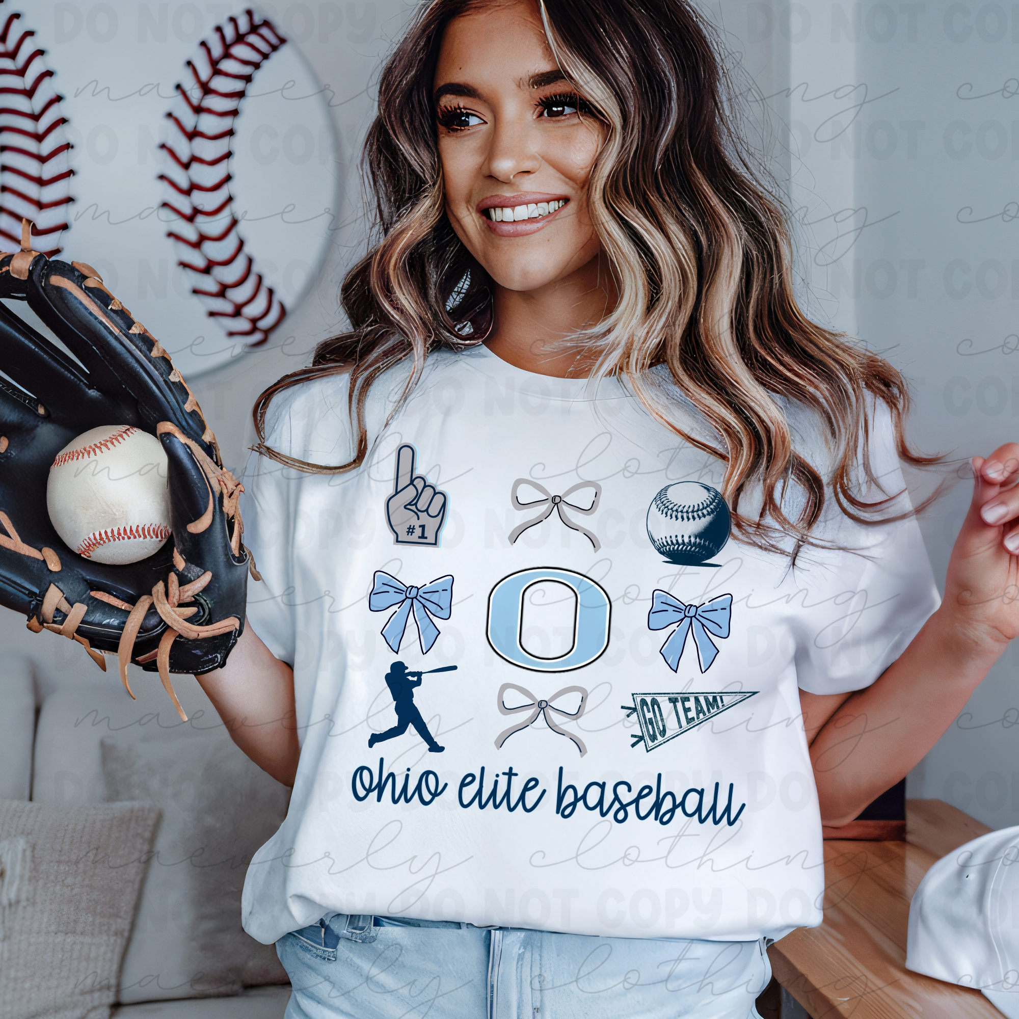 Sports Bow and Coquette Graphic