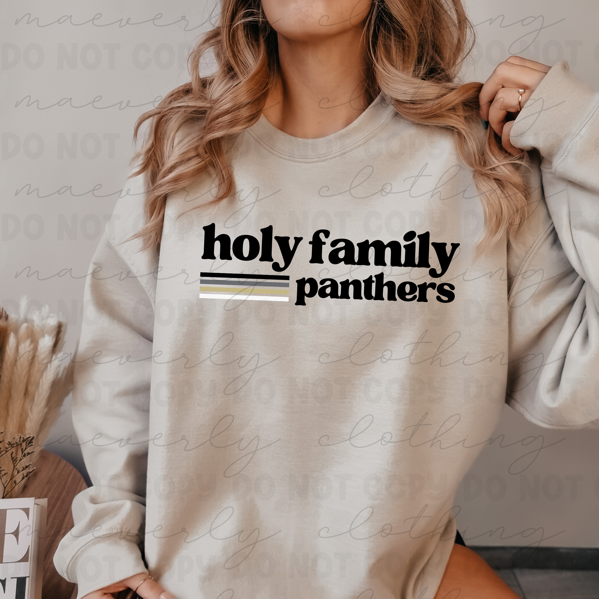 Holy Family Cutesy Tee/Crewneck