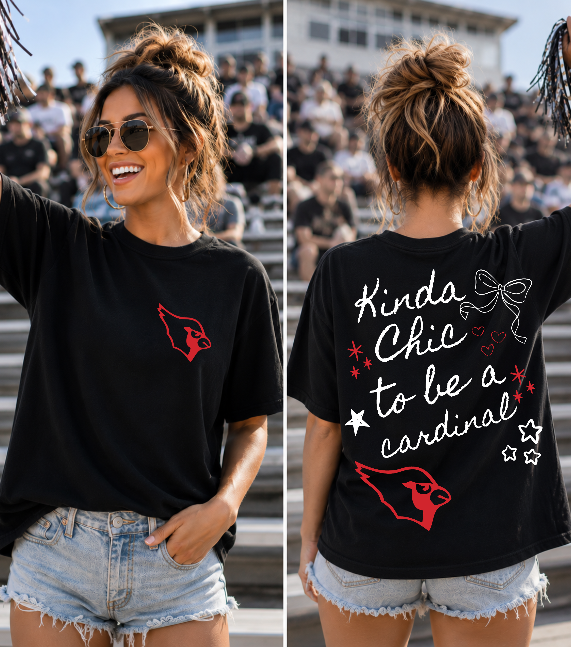 Kinda Chic Graphic || Any School, Team or Mascot