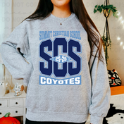 SCS Varsity Stack Tee/Crewneck