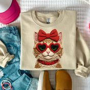 Yarn Cat Valentine Tee/Crewneck