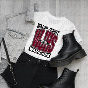 Walsh Warriors Varsity Stack Tee/Crewneck