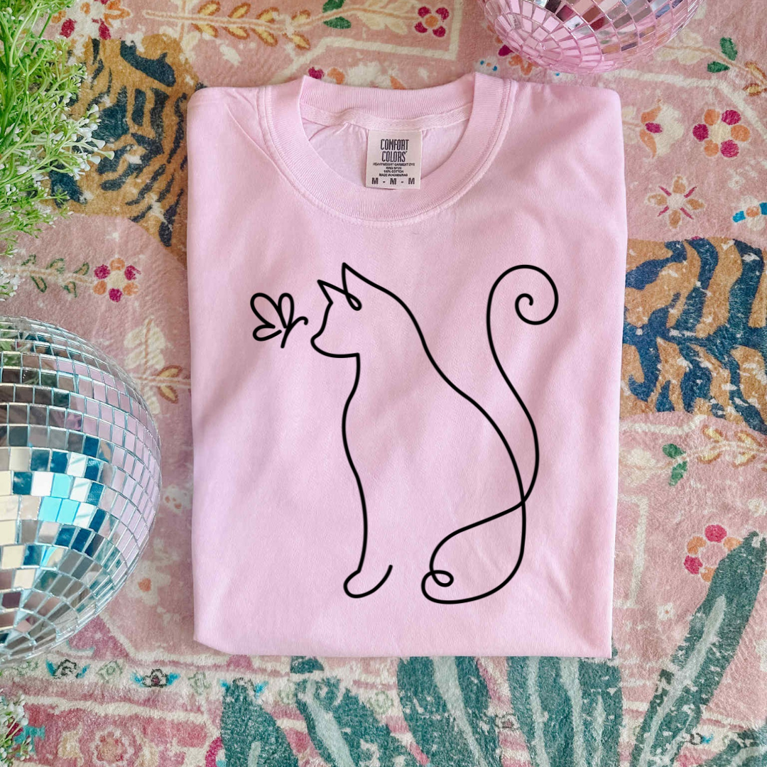 Cat Silhouette Tank/Tee