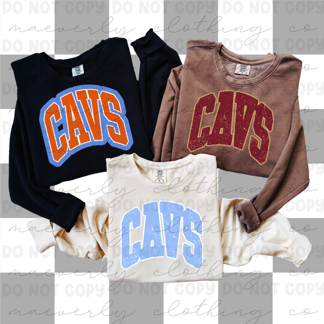 Big Cavs Tee/Crewneck