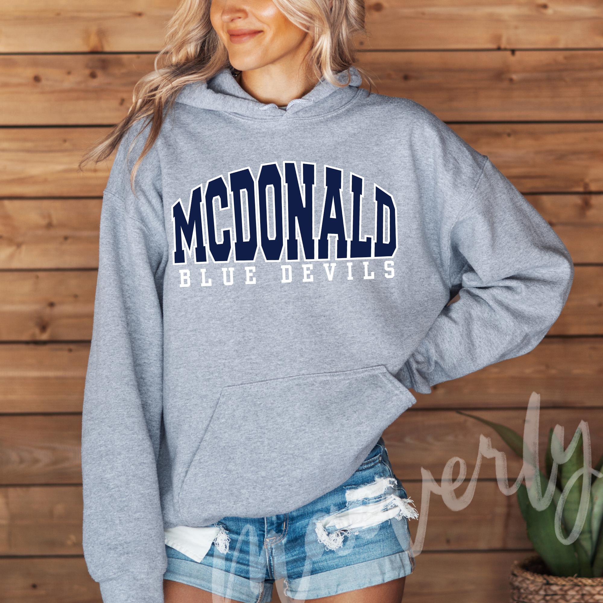 The Varsity Arch Graphic || McDonald Blue Devils
