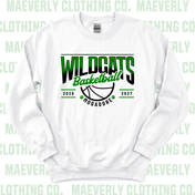 Mogadore Basketball Crewneck Sweatshirt || Mogadore Wildcats