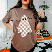 Checkered Ghost Tee/Crewneck