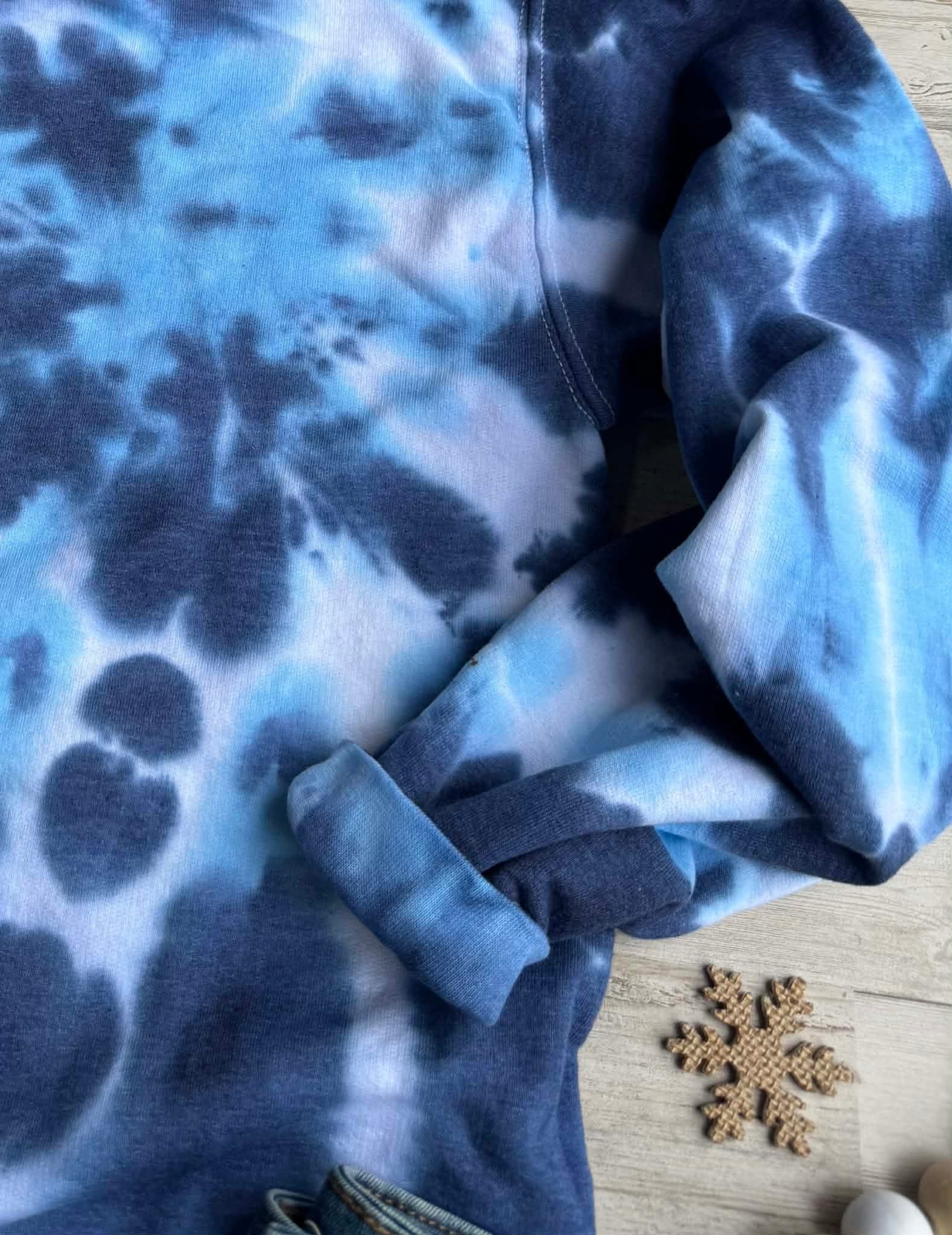 Snowflake Tie Dye Crewneck - PREORDER