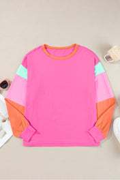 Bright Days Color Block Long Sleeve Top - PREORDER