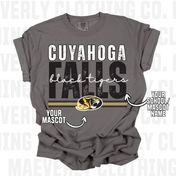 Any School/Any Team Varsity Script Mix Graphic