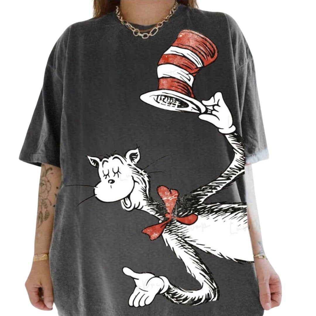 Peek a Boo Cat in the Hat Graphic