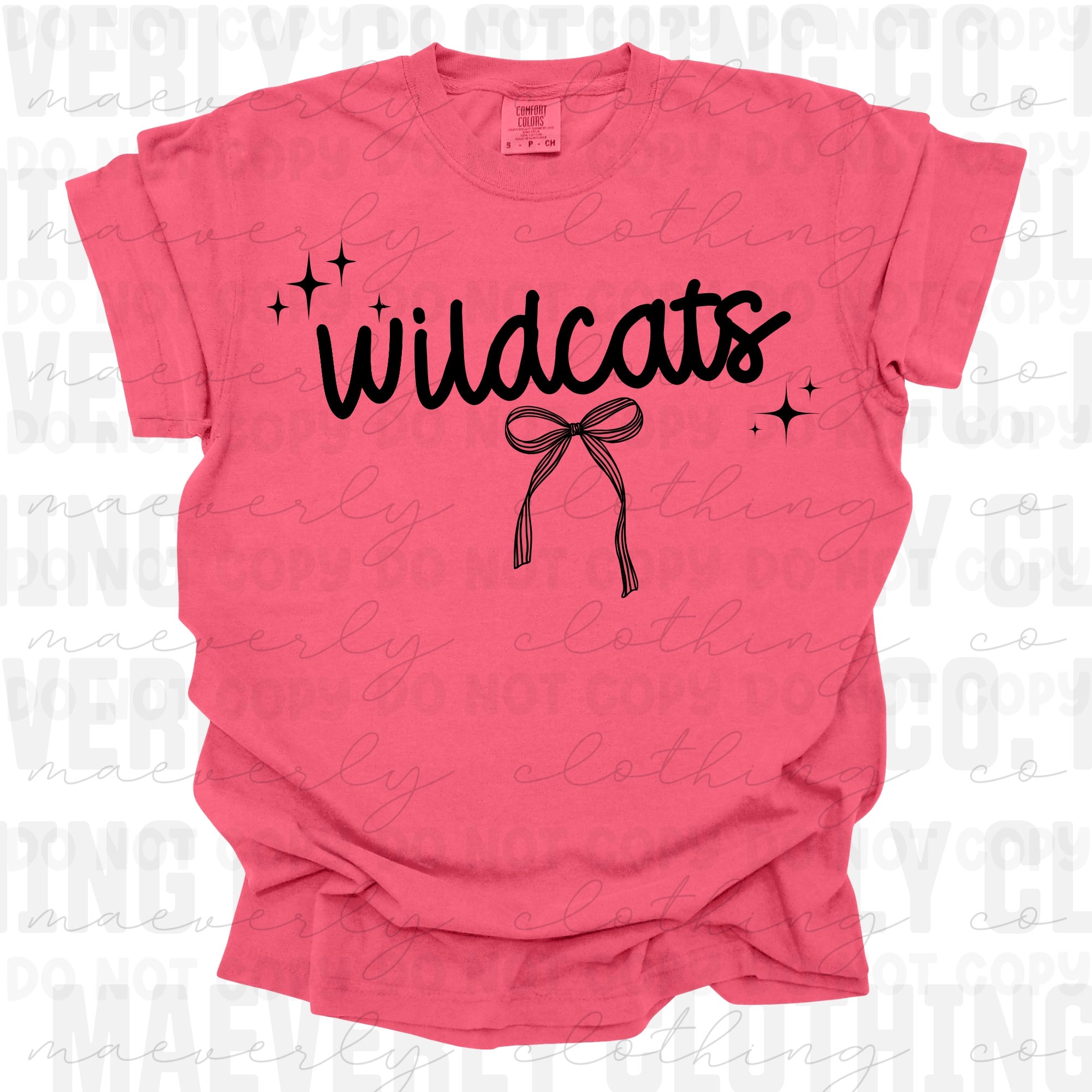 Any School/Any Team Scripty Bow Graphic