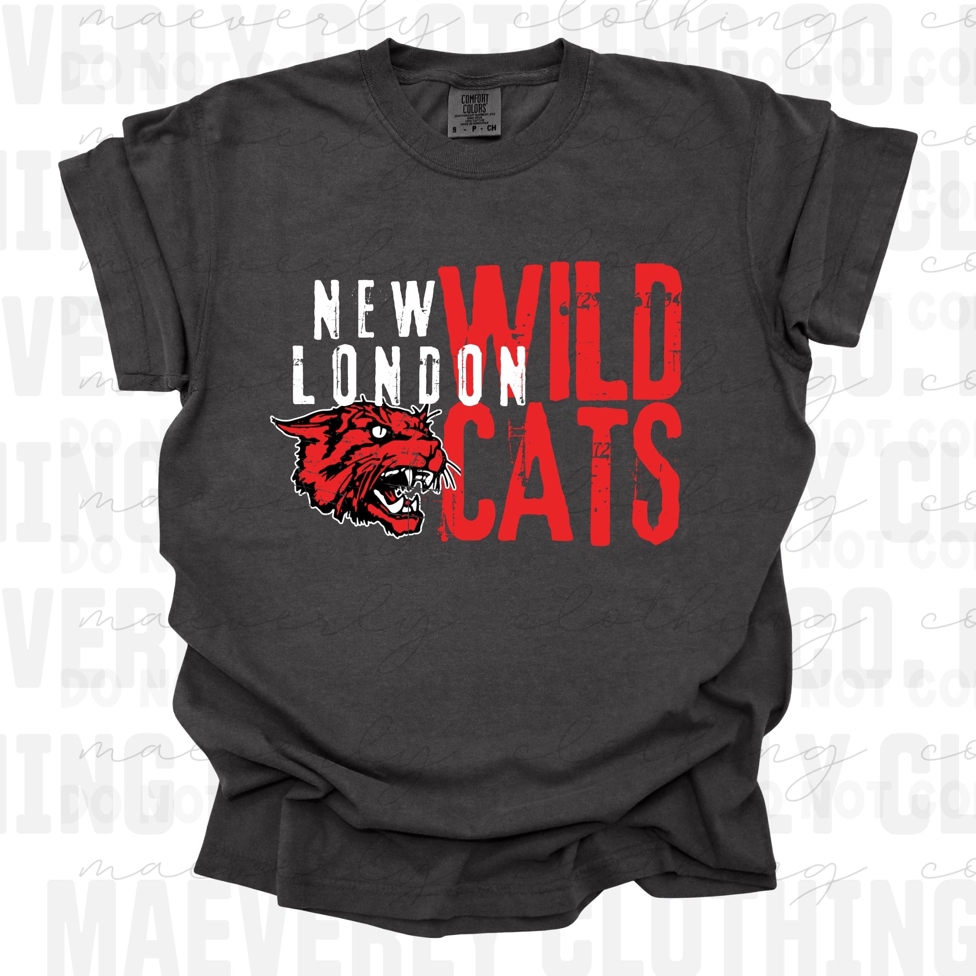 Any School/Any Team Grungy Stack Graphic