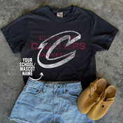 Any School/Any Team Worn and Loved Logo Graphic