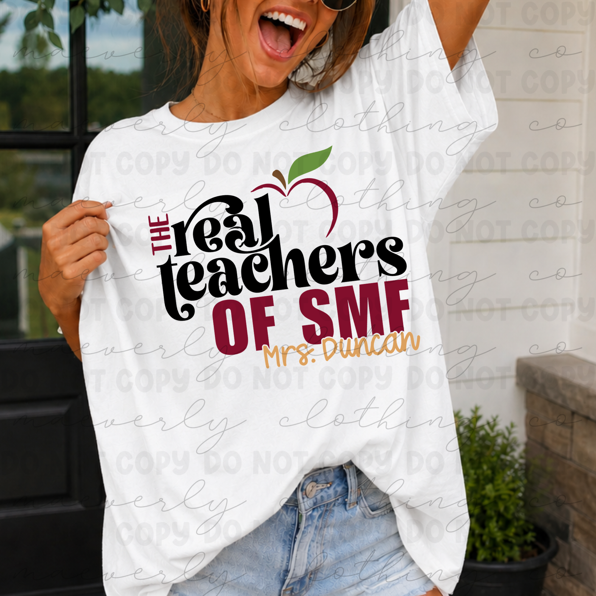Real Teachers of Any School/Any Team Graphic