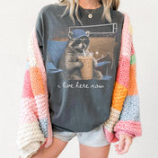 I Live Here Now - CHOOSE YOUR SCENARIO - Comfort Colors Pepper Tee