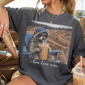 I Live Here Now - CHOOSE YOUR SCENARIO - Comfort Colors Pepper Tee